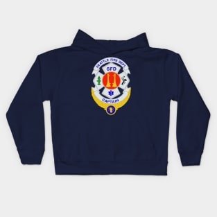 STATION 19 - CAPTAIN - BADGE Kids Hoodie